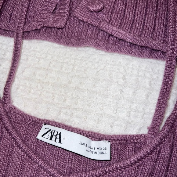 Zara Sweater Crop Top Set Small - Picture 6 of 6